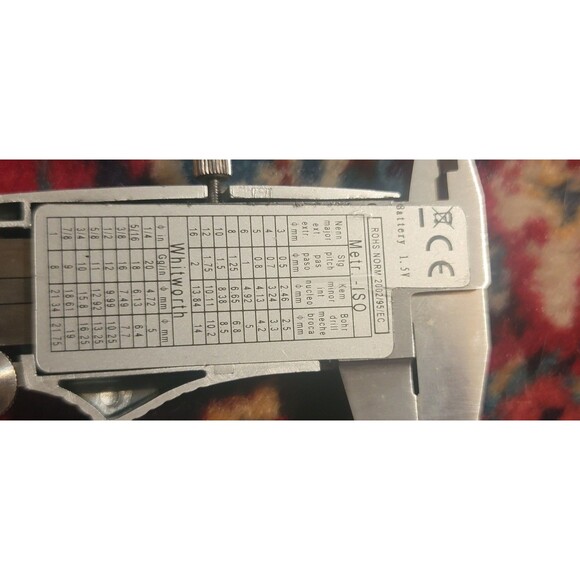 General Digital Fractional Caliper w Extra-Large LCD Screen 3 Mode Display 6-In - Picture 14 of 16